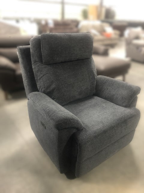 Tall Man Power USB/USB-C Gray Recliner