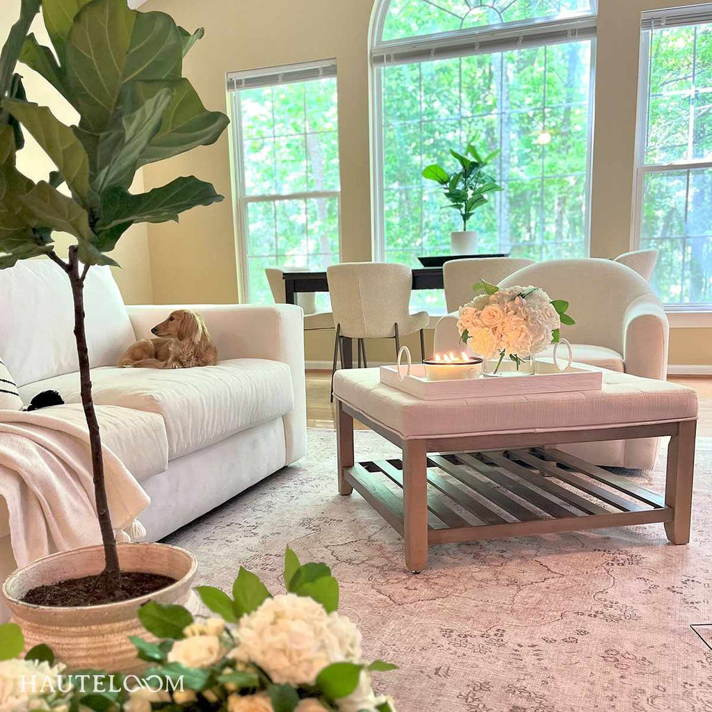 Bethany Washable Area Rug: 5'3" x 7'3" Rectangle