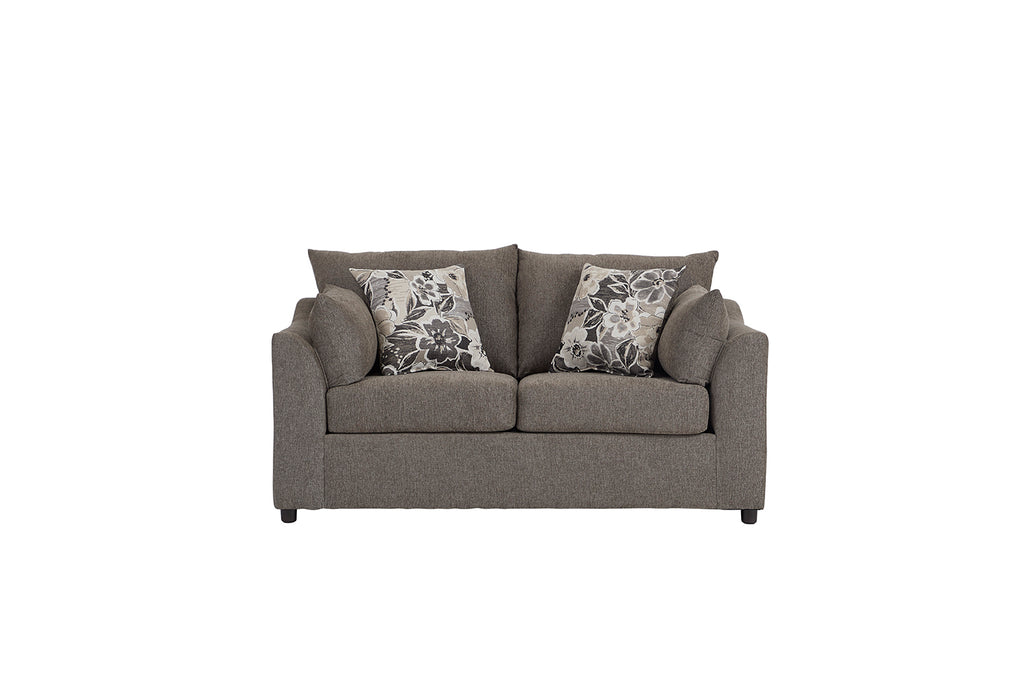 Dexter Fern and Charcoal Sofa and Loveseat
