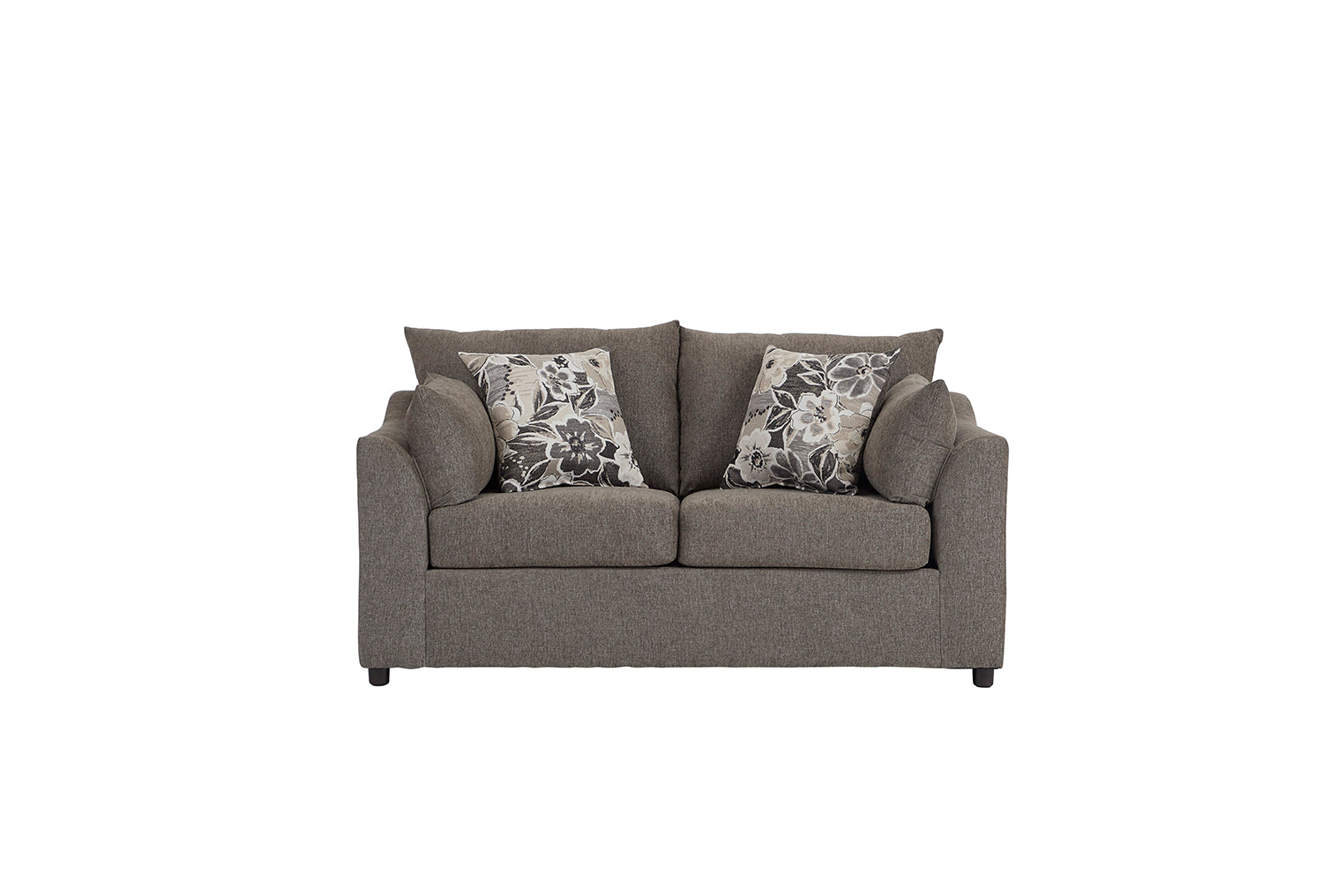 Dexter Fern and Charcoal Sofa and Loveseat