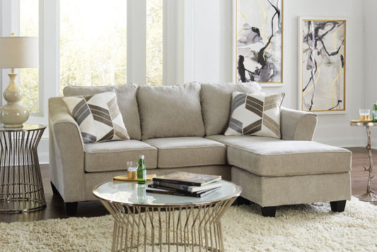 Putty Beige Reversible Chaise Sectional Sofa