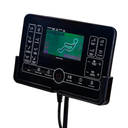 Zero Gravity Black Rocking Massage Chair with Bluetooth and Touchscreen Display