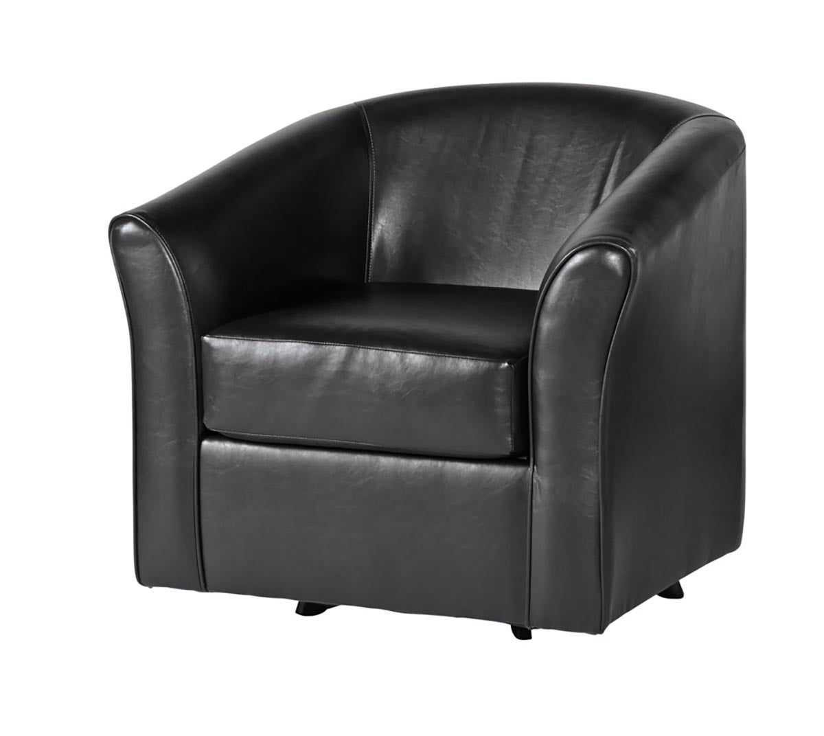 San Marino Chocolate Swivel Accent Chair