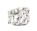 Jasper Linen Barrel Swivel Chair