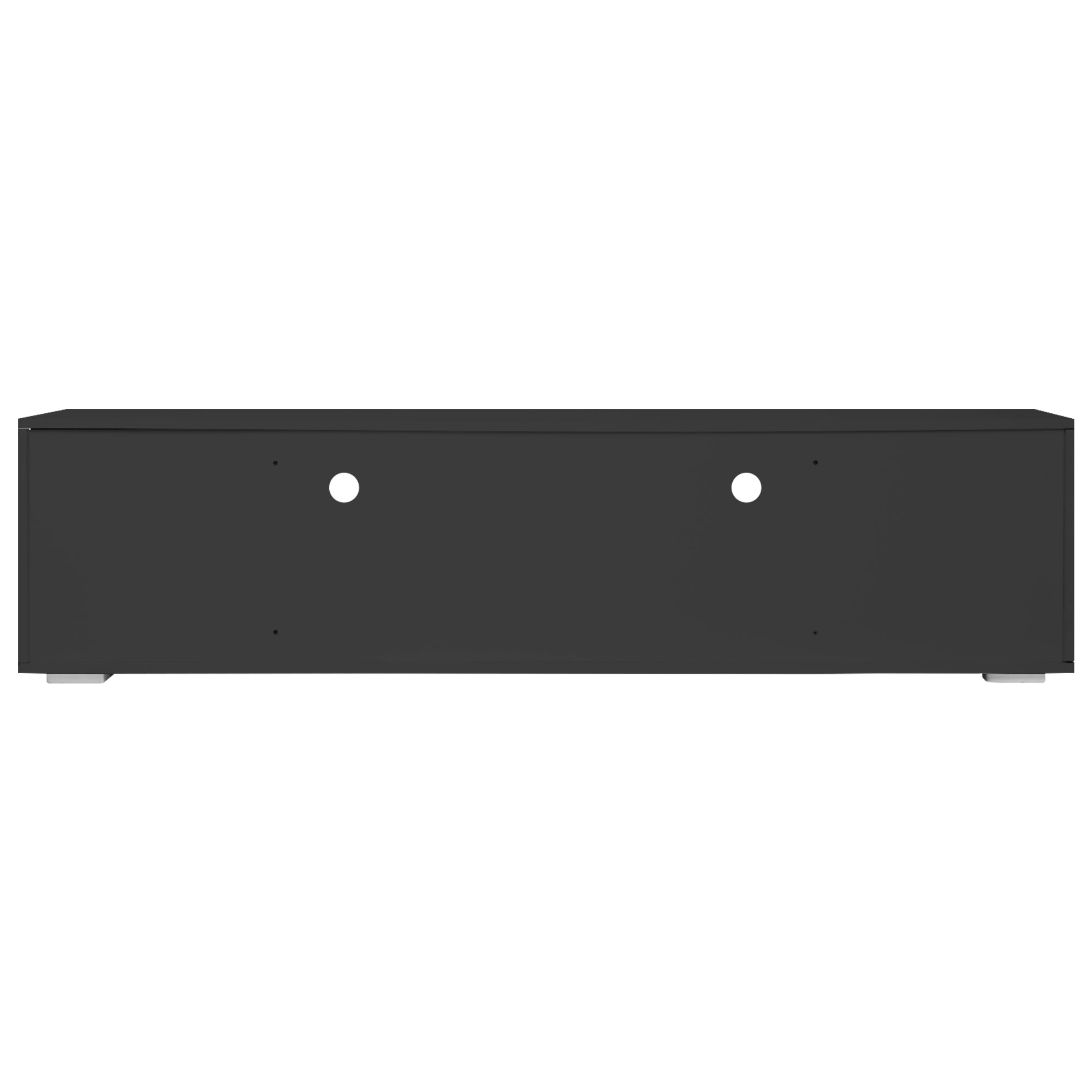 Modern TV stand with LED Lights Entertainment Center TV cabinet with Storage for Up to 75 inch for Gaming Living Room Bedroom