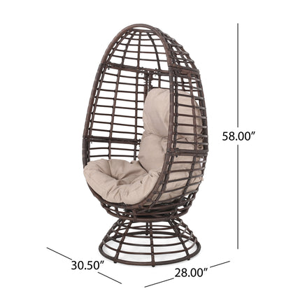 ROBERTSON SWIVEL PATIO EGG CHAIR