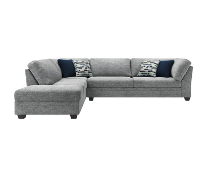 Vista Slate Left Facing Chaise Sectional