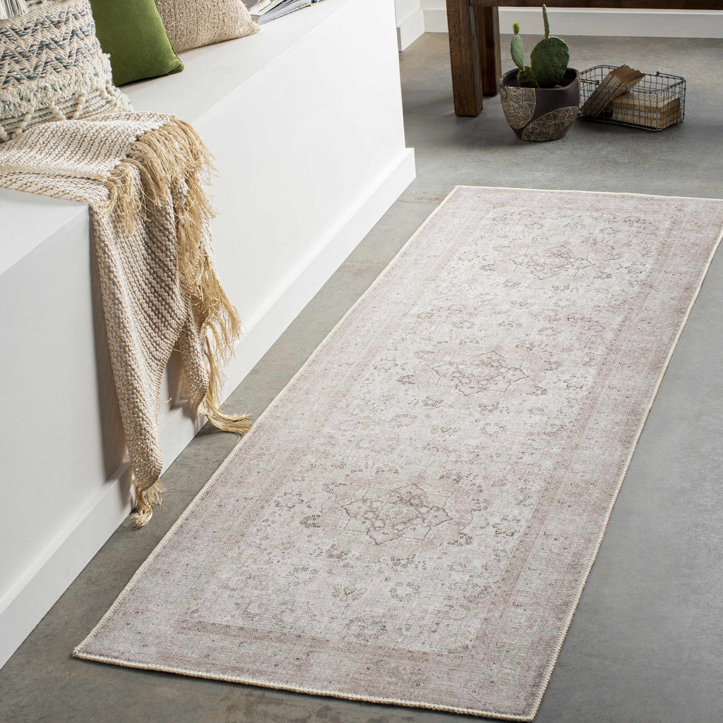 Bethany Washable Area Rug: 5'3" x 7'3" Rectangle