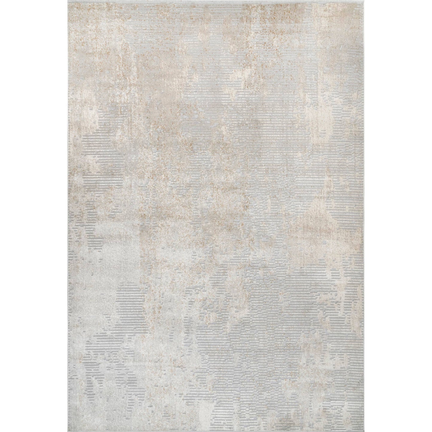 Alice Abstract Waterfall Area Rug: Blue / Rectangle / 5' x 8'