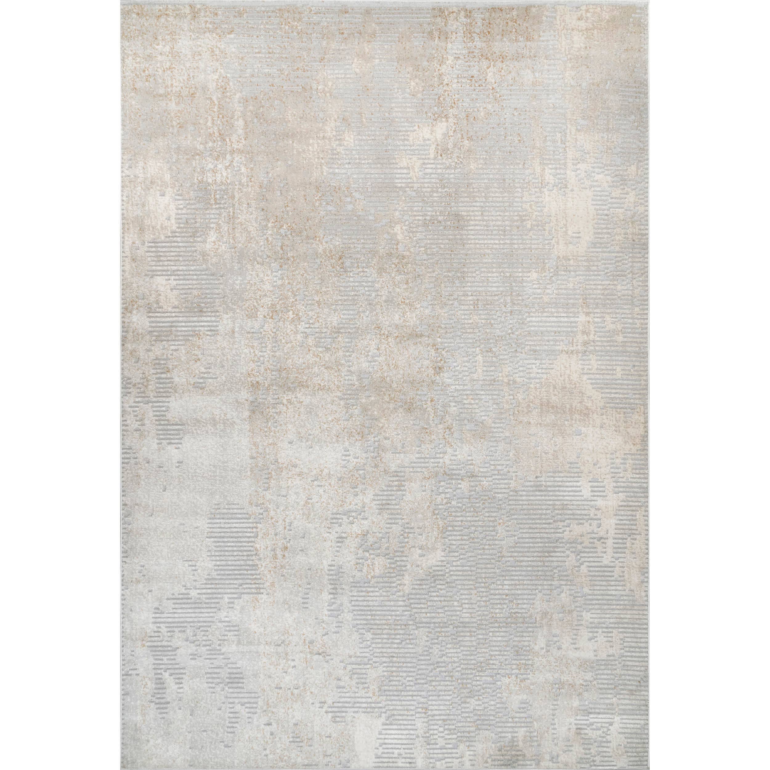 Alice Abstract Waterfall Area Rug: Blue / Rectangle / 5' x 8'