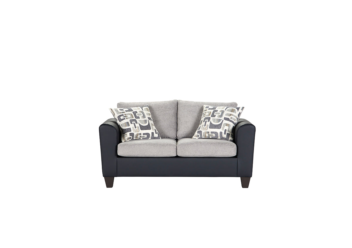 Two Tone Journey Pitch Sofa and Loveseat