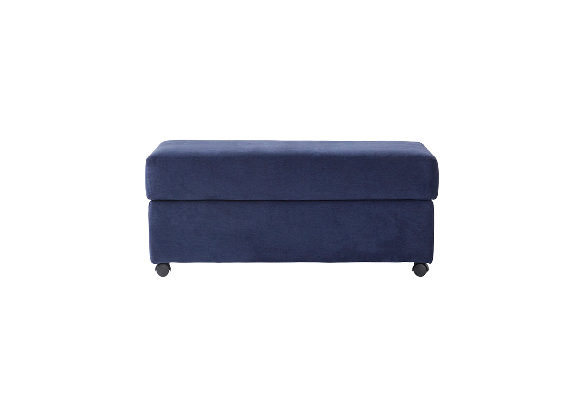 Contemporary Cameo Navy Blue Sofa and Loveseat