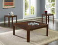 Closeout - Norwood Square Brown Cherry Coffee Table Set