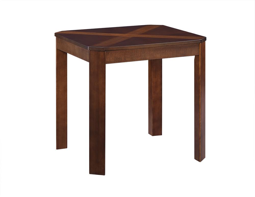Closeout - Norwood Square Brown Cherry Coffee Table Set