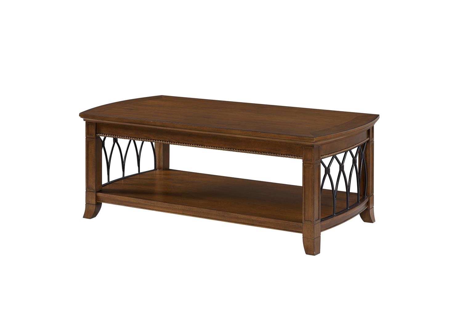 Cathedral Cherry Coffee Table with Two End Tables