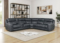 Montana Slate 6 Piece Reclining Sectional