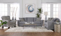 Layla Mist Blue and Indigo Sofa and Loveseat