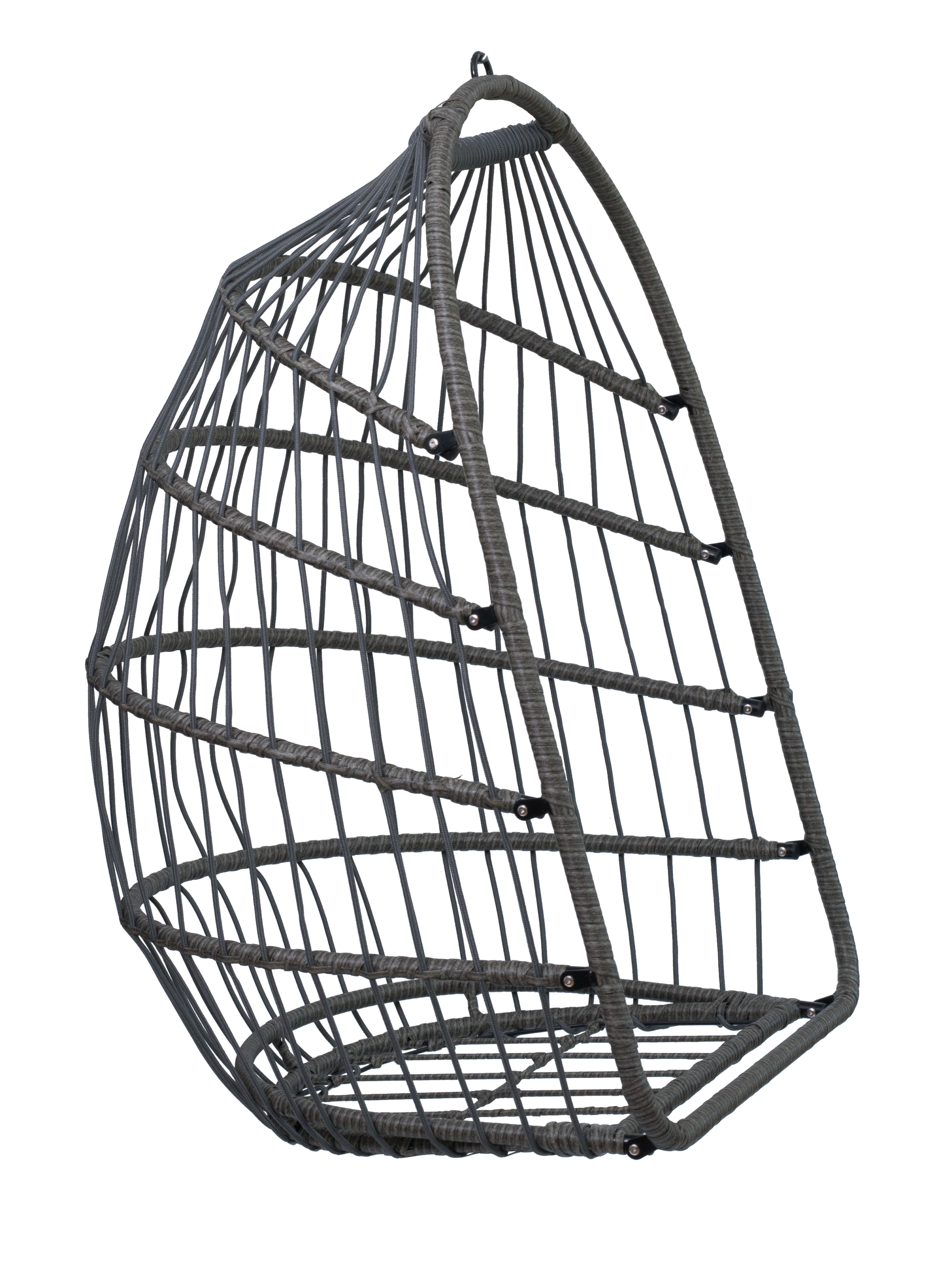Outdoor Egg Hanging Chair with Stand, Patio Wicker Swing Egg Chair Indoor Swinging Chair Outdoor Hammock Egg Chair