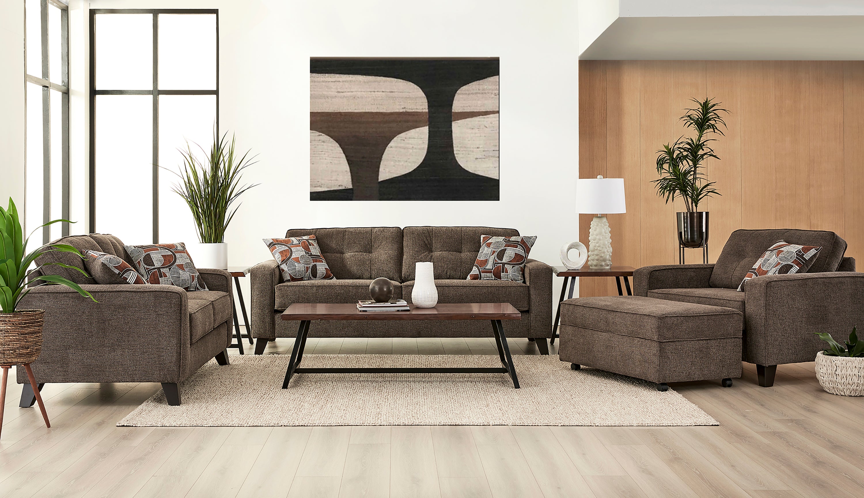 Fairlane Hazel Sofa and Loveseat