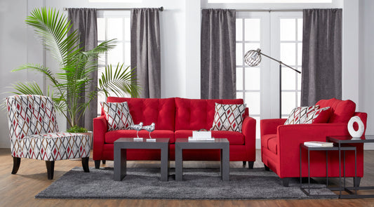 Closeout Wexler Carmine Sofa and Loveseat