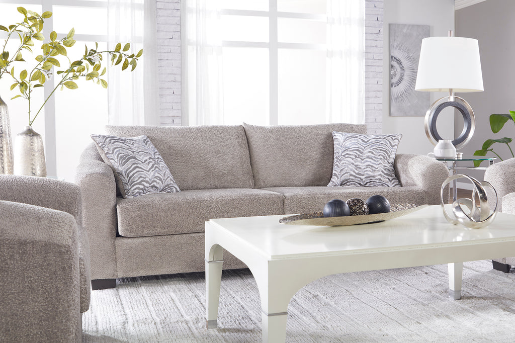Compton Mushroom Sofa and Loveseat