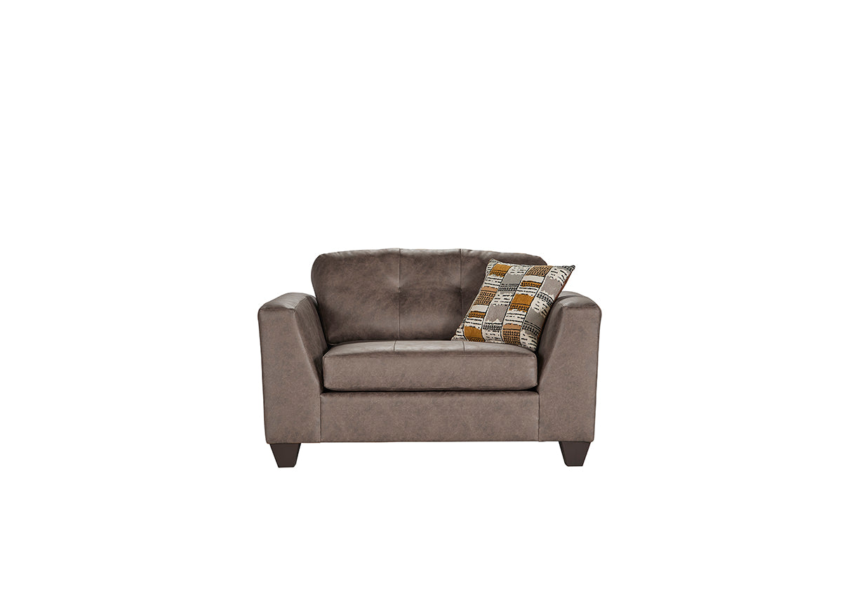 Mylo Buckskin Sofa and Loveseat