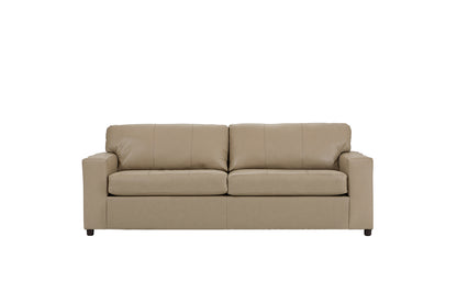 Leather Bently Biscotta Sofa and Loveseat