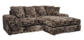 Teddy Bear Mocha Brown Big Cuddler Chaise Sofa