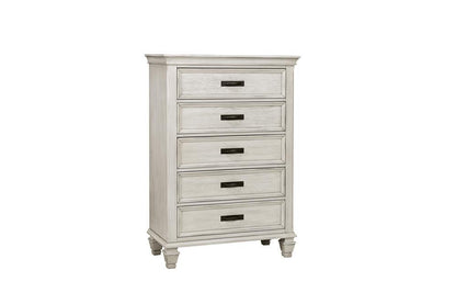 French Bungalow Storage Drawer Queen Bedroom Set