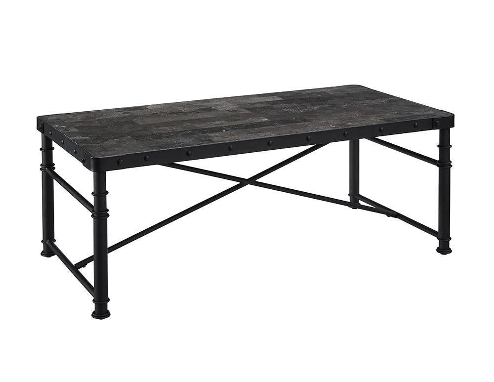 Stonehenge Cocktail Table and two Matching End Tables