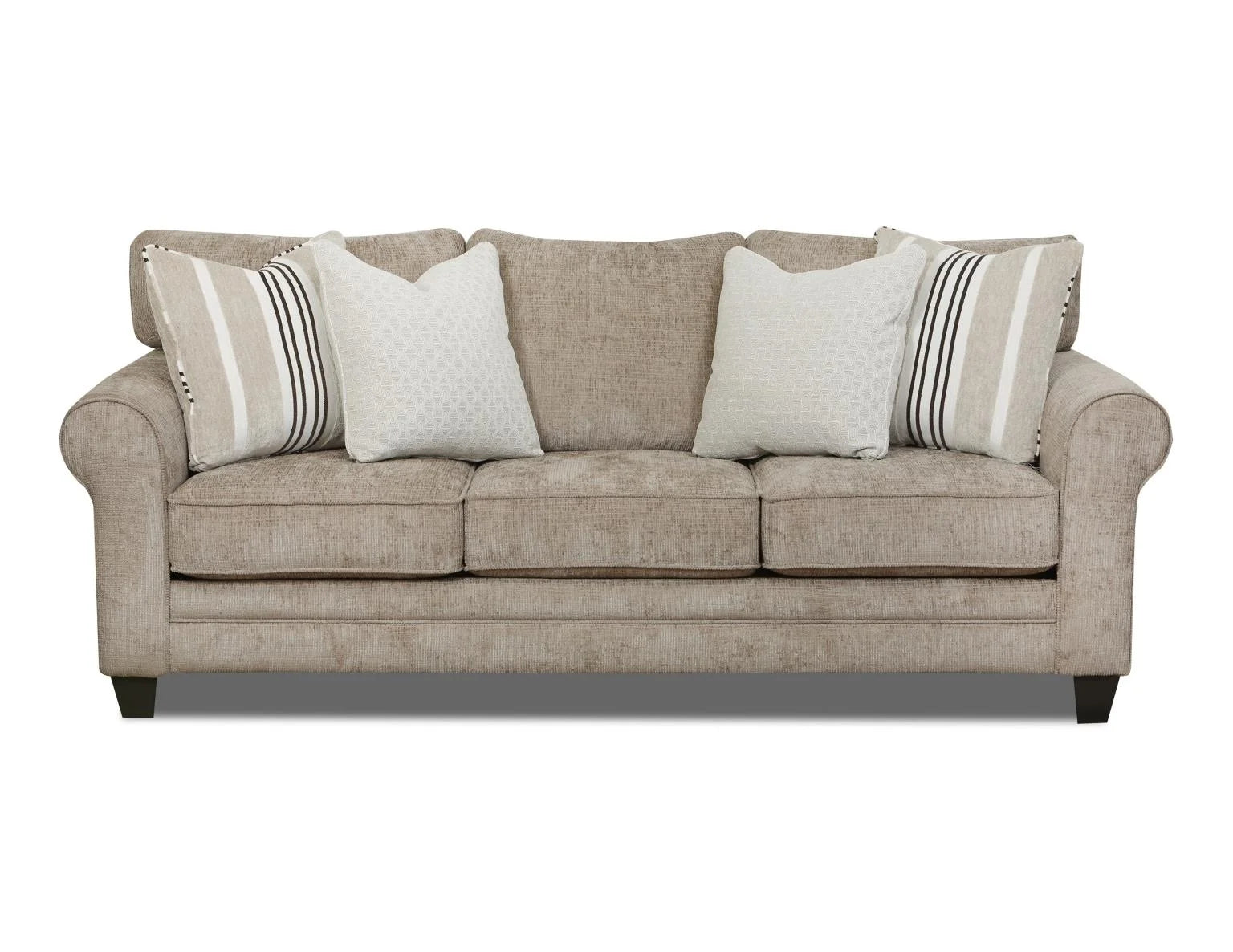 Wowza Cocoa Sofa and Loveseat