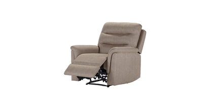 Mushroom Reclining Sofa and Reclining Loveseat