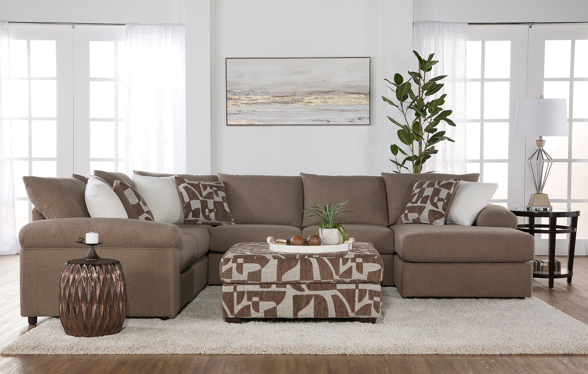 Cush Putty Right Side Chaise Sectional