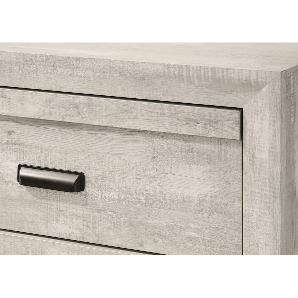 Valor Driftwood White King Bedroom Set