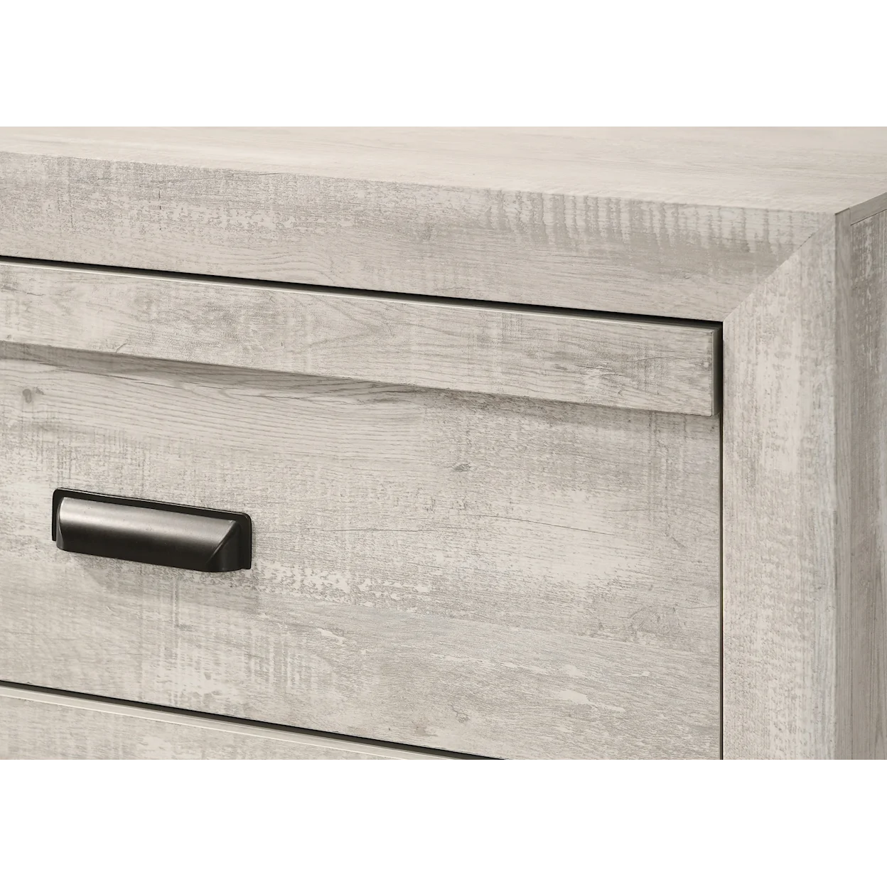 Valor Driftwood White King Bedroom Set