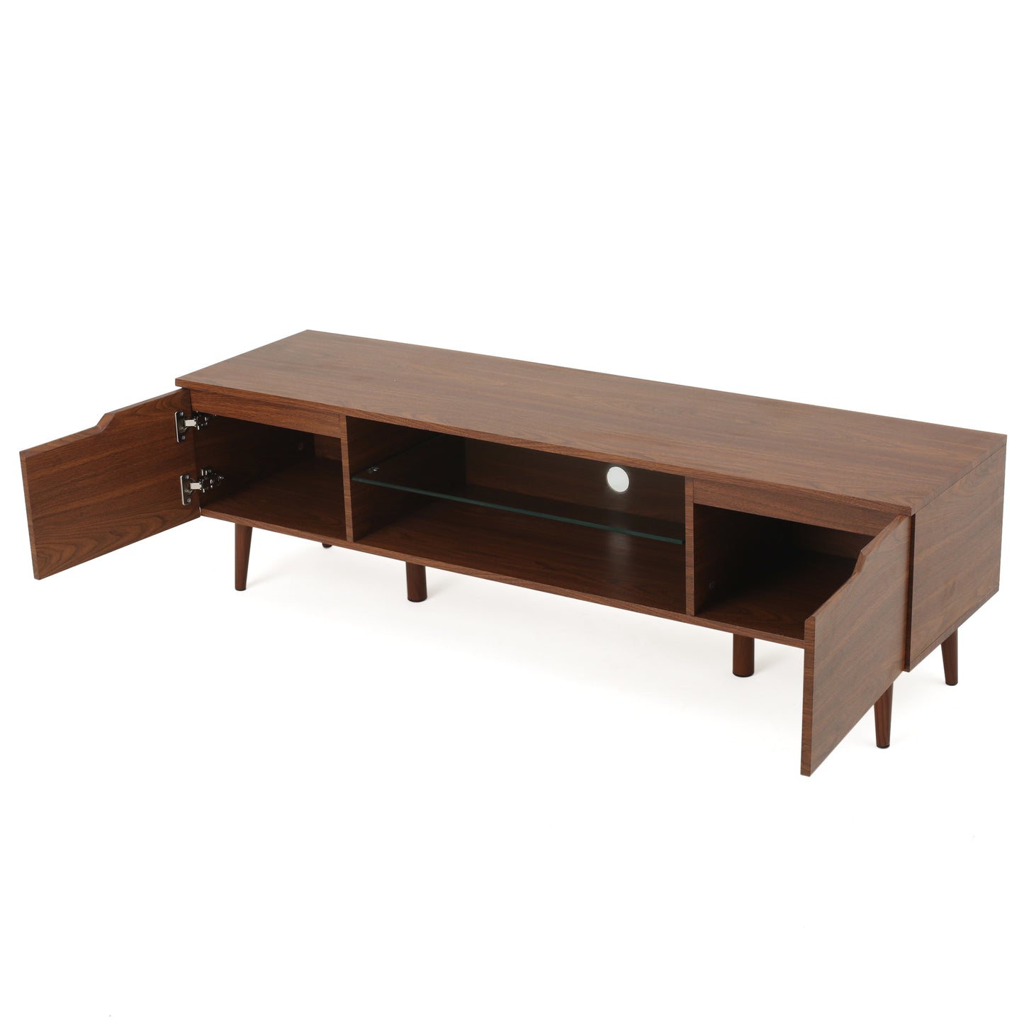 WALNUT 60" TV STAND