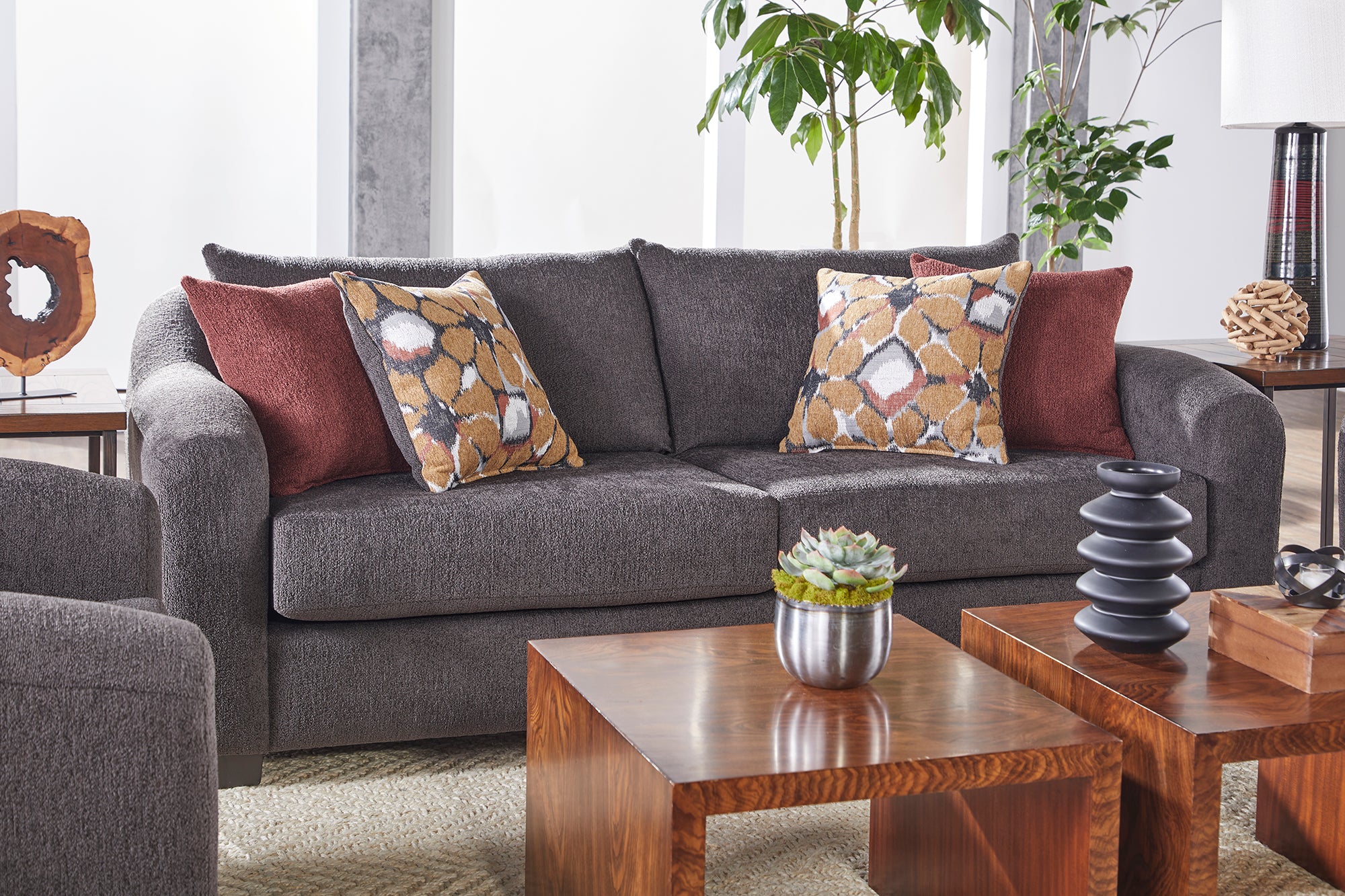 Merino Tundra Sofa and Loveseat