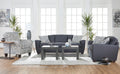 Layla Iron Gray Sofa and Loveseat