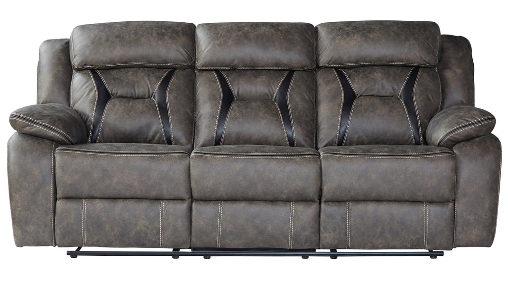 Remington Bay Reclining Sofa and Reclining Console Loveseat