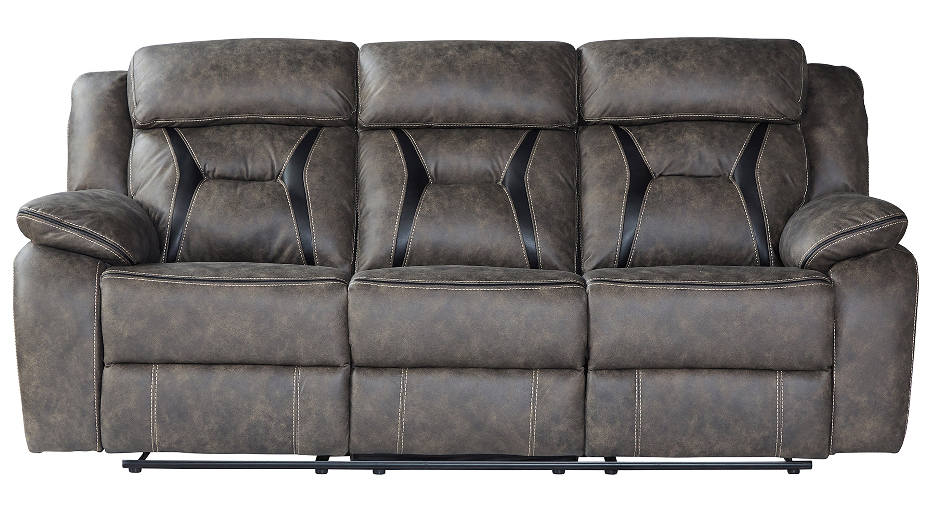 Remington Bay Reclining Sofa and Reclining Console Loveseat