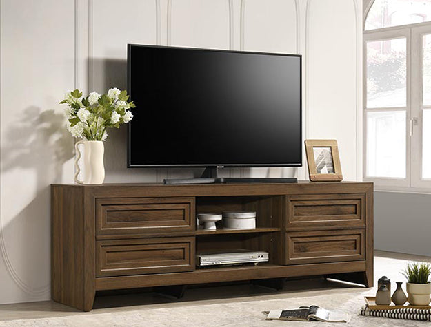 Lorraine Brown Sliding Door Entertainment Center