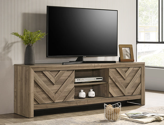 Valor Light Brown Extra Long TV Stand