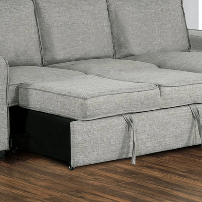 Bellissa Chaise Pull Out Sleeper Sectional