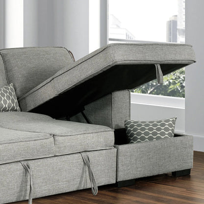 Bellissa Chaise Pull Out Sleeper Sectional