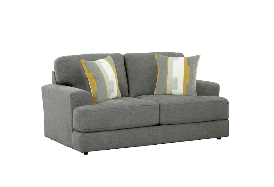 Blain Charcoal Gray Sofa and Loveseat