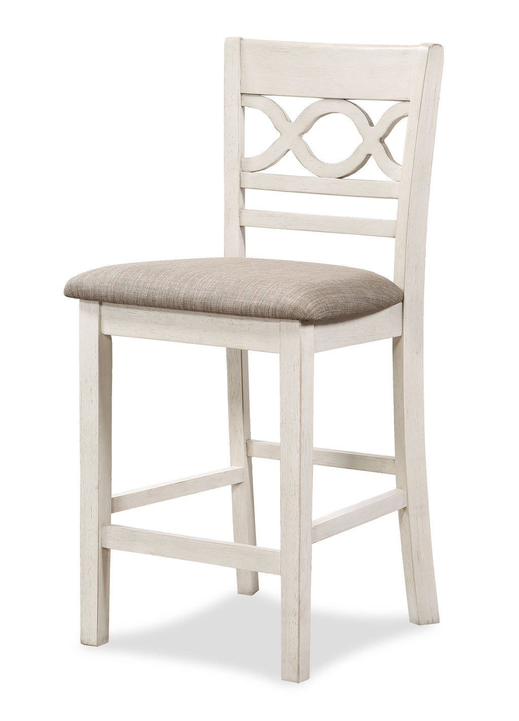 Farmhouse Two Tone Vintage Brown and Cream Dining Set