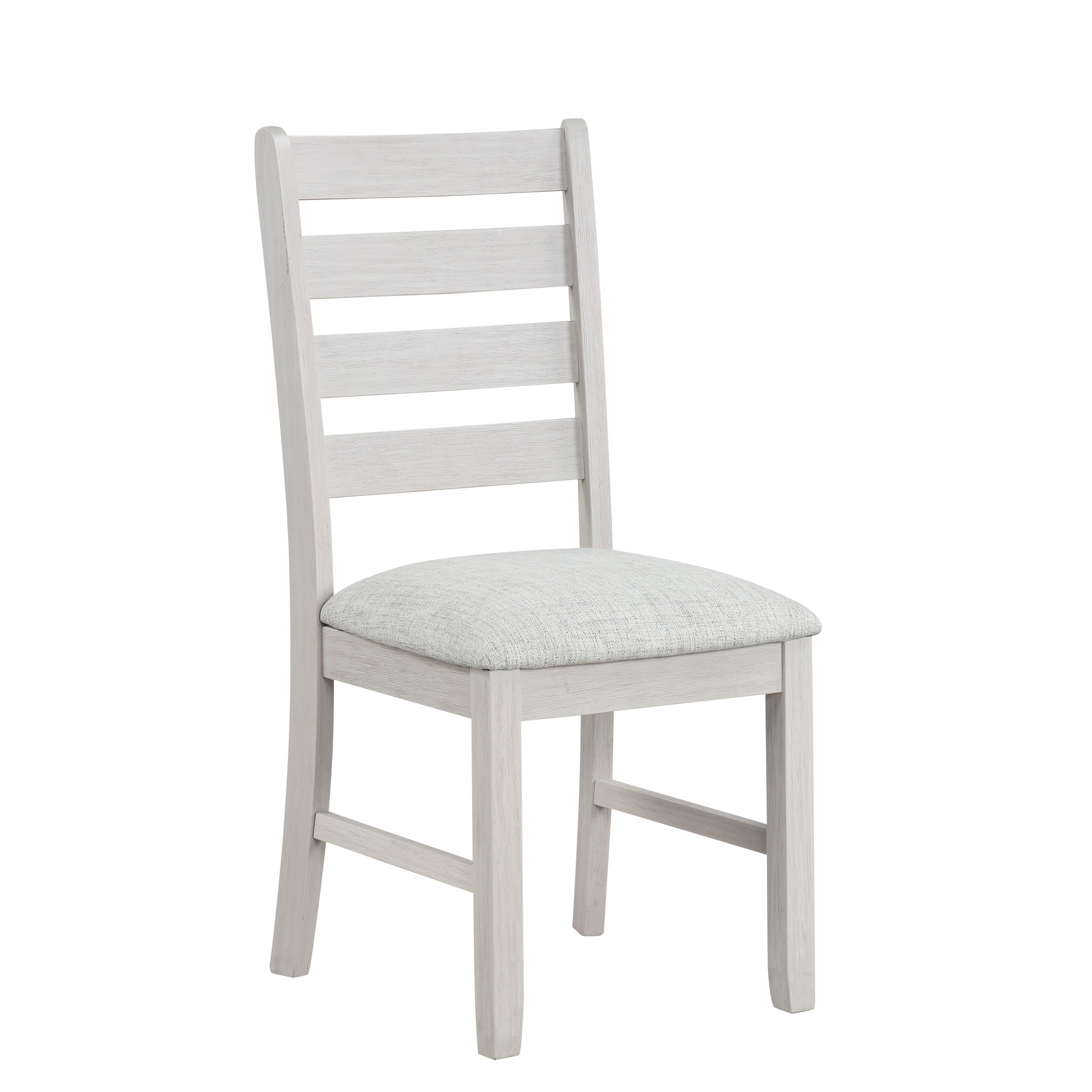 Echo Whitewash Lift Top Storage Dining Table and Six Chairs