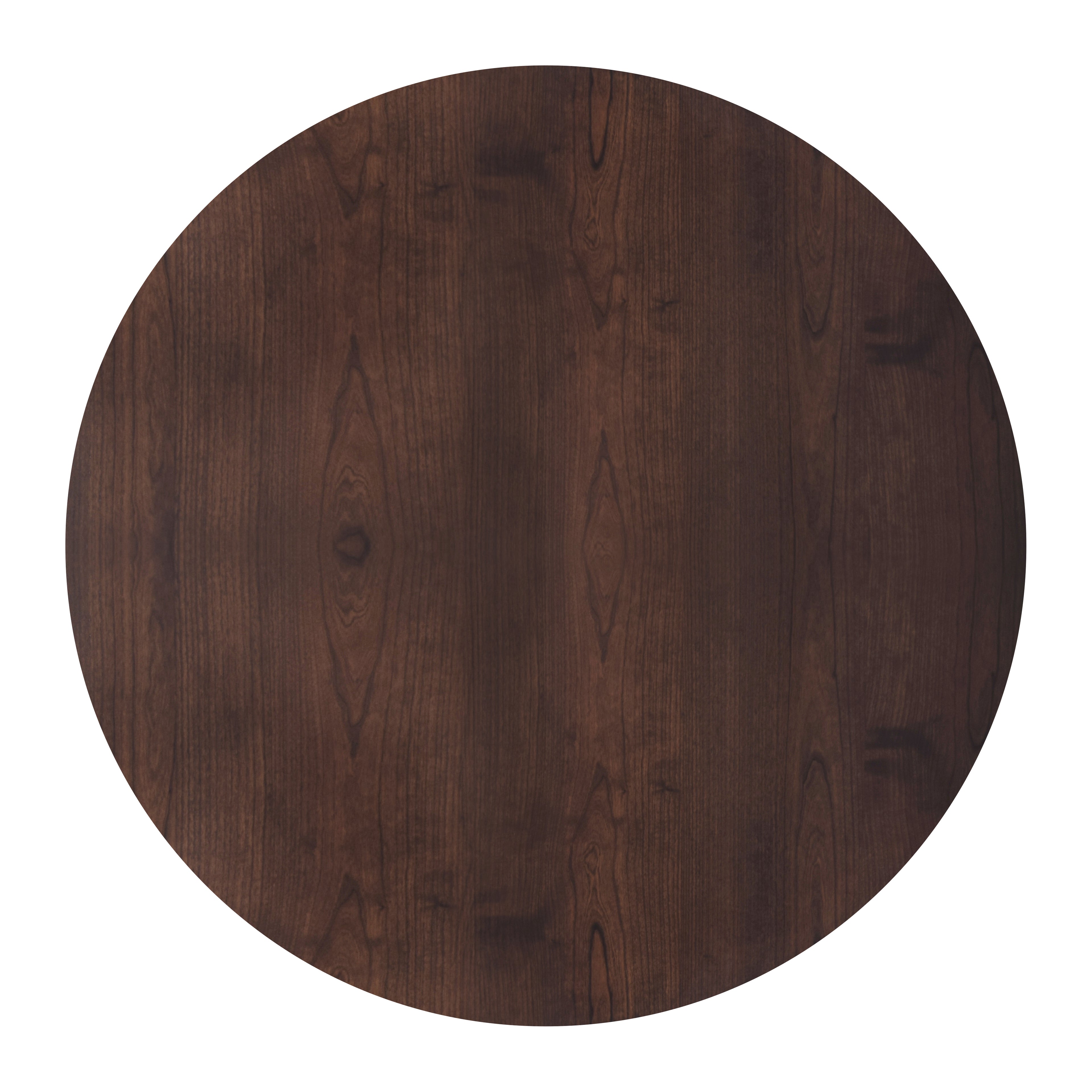 Tioga 47" Round Dining Table and 4 Blue Chairs