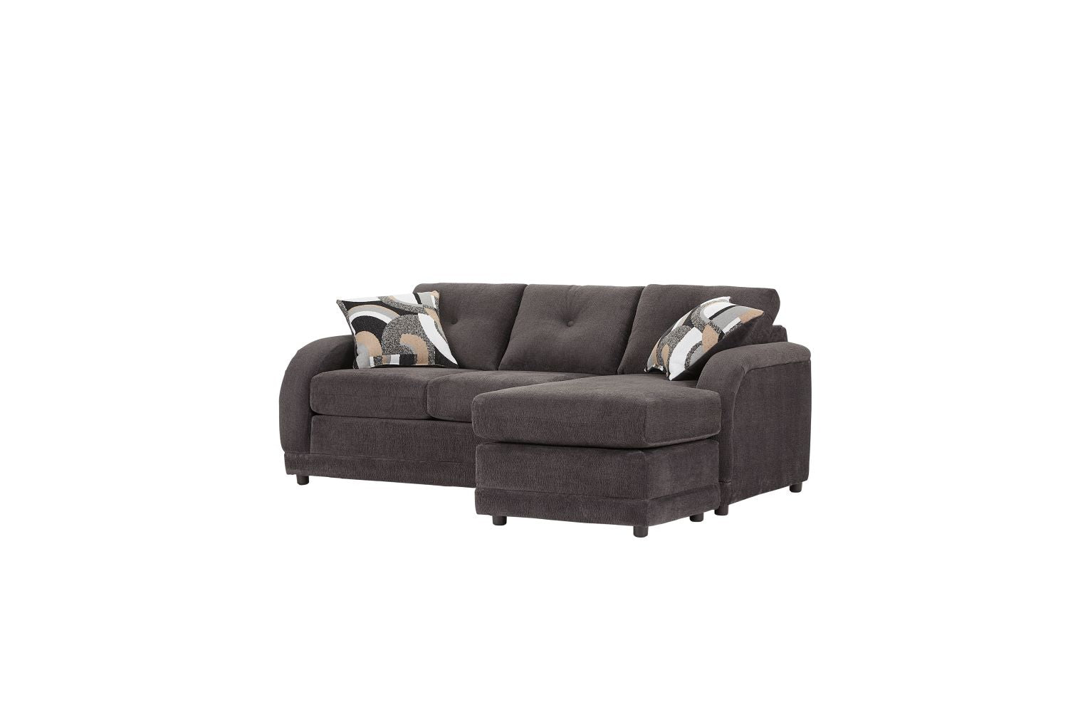 Earth Brown Right Front Chaise Sectional
