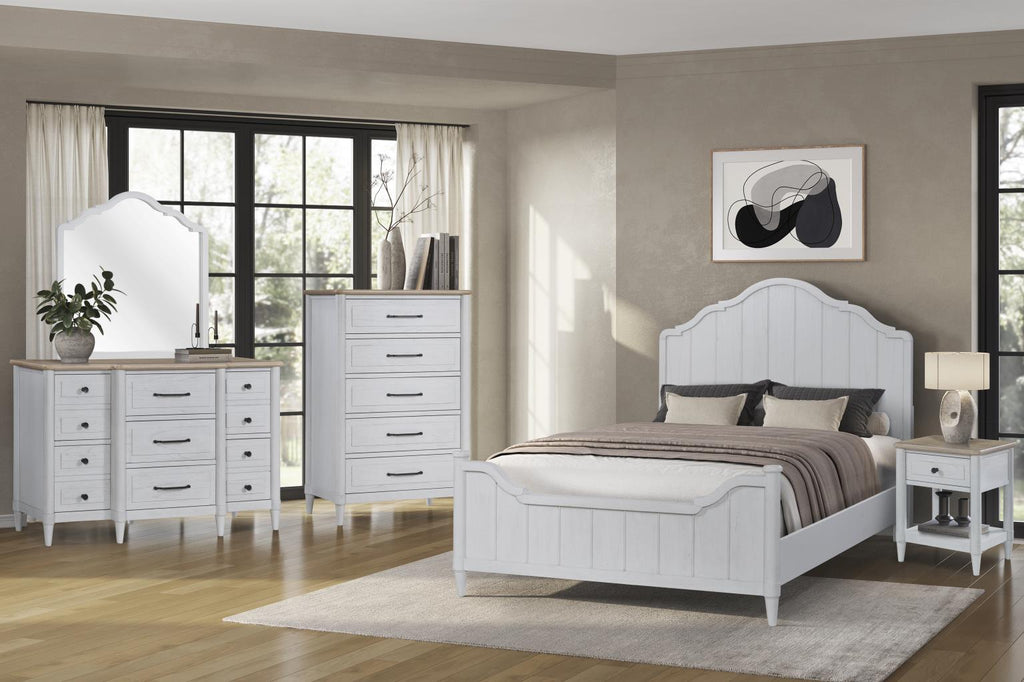 Citrus Heights Cement and Sand Panel Twin Size Bedroom Set